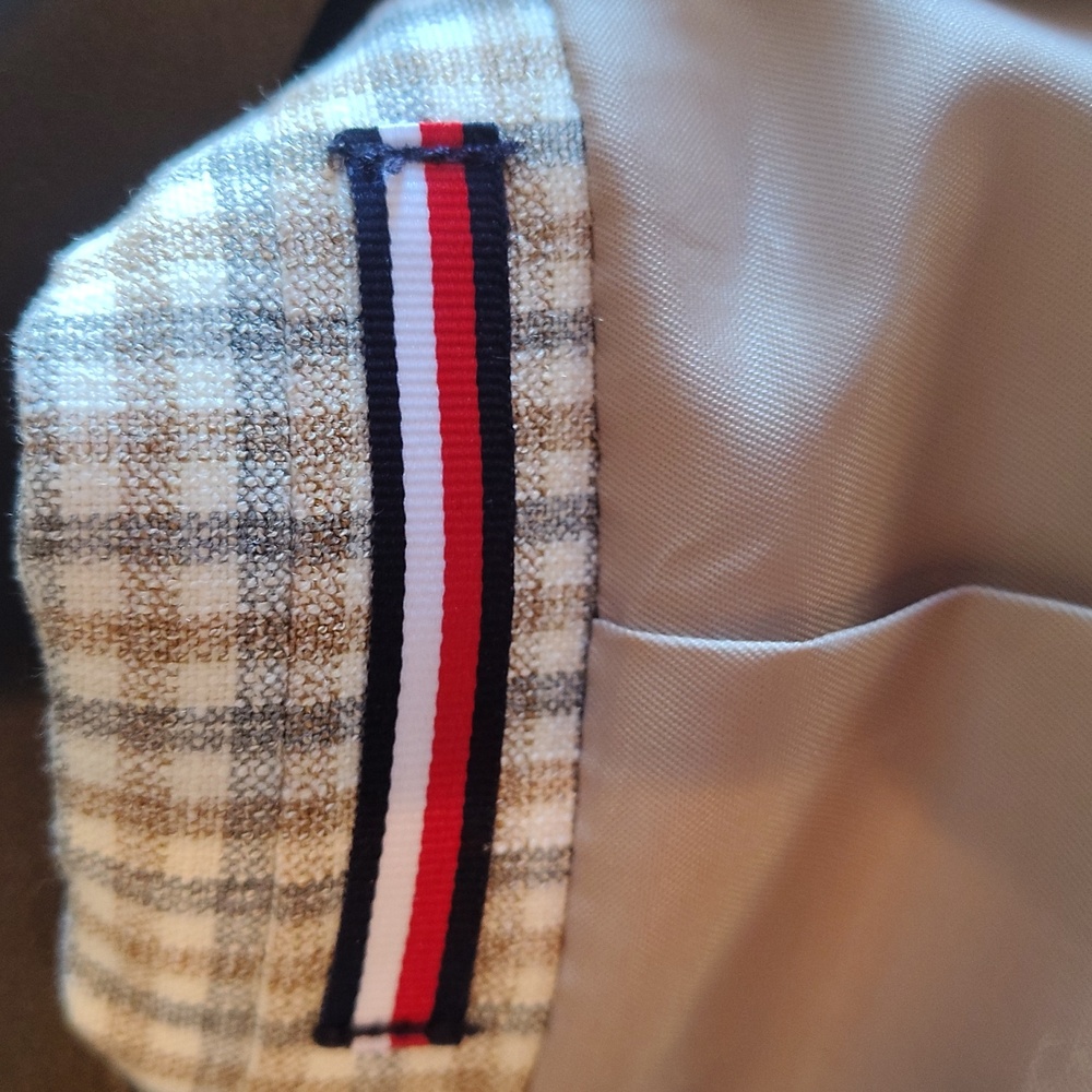 NWT Tommy Hilfiger Conrad Tan/Grey Sport Coat 44REG Flex - Picture 11 of 14